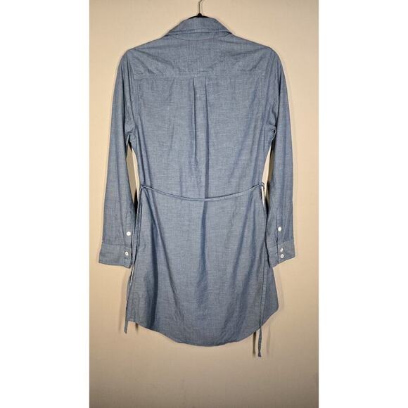 Patagonia Womens Chambra Shirt Dress Denim Size 6 - Picture 2 of 6